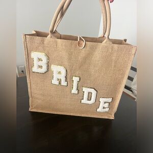 Bride tote bag